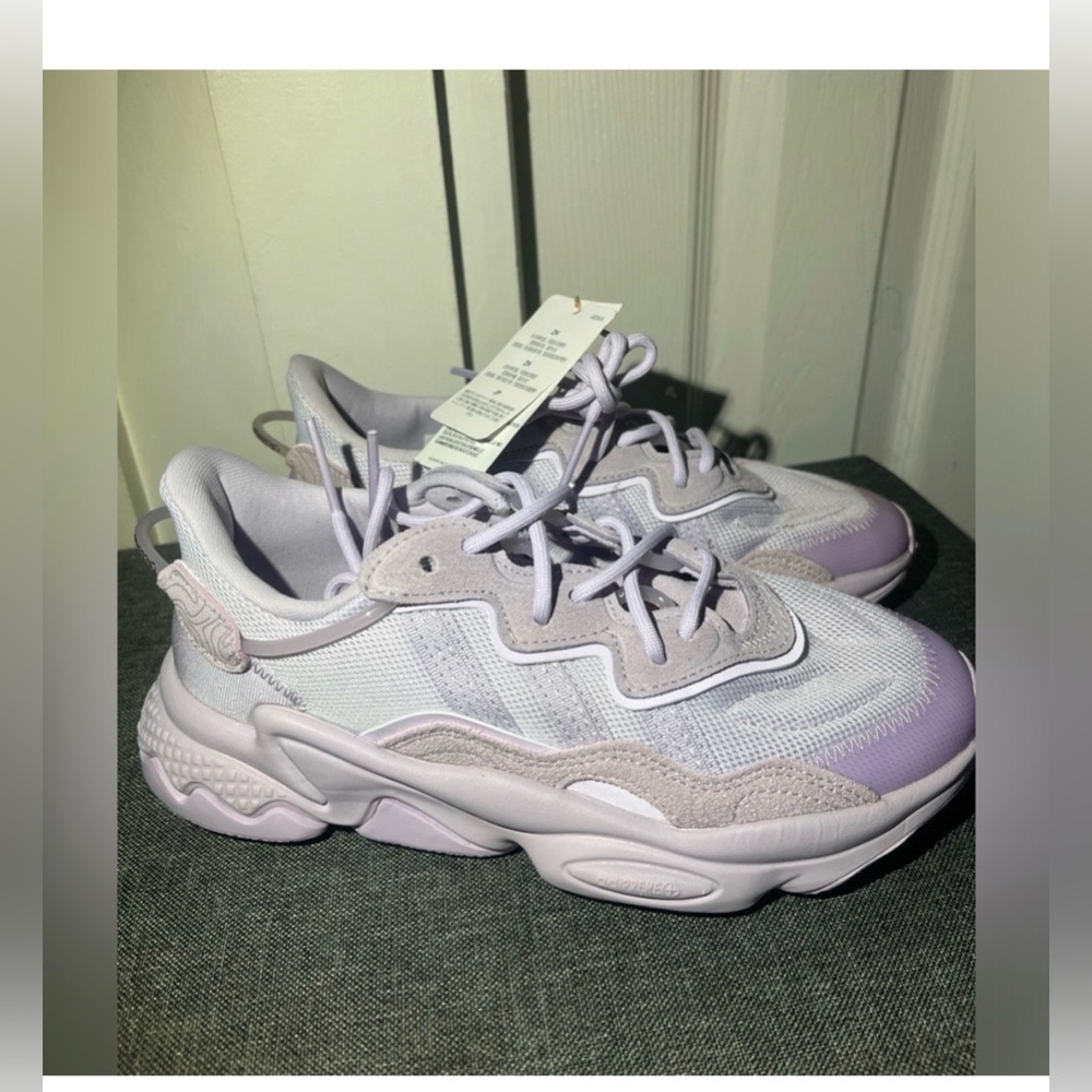 Adidas Women's Dust Purple Ozweego Sneakers - Picture 2 of 7